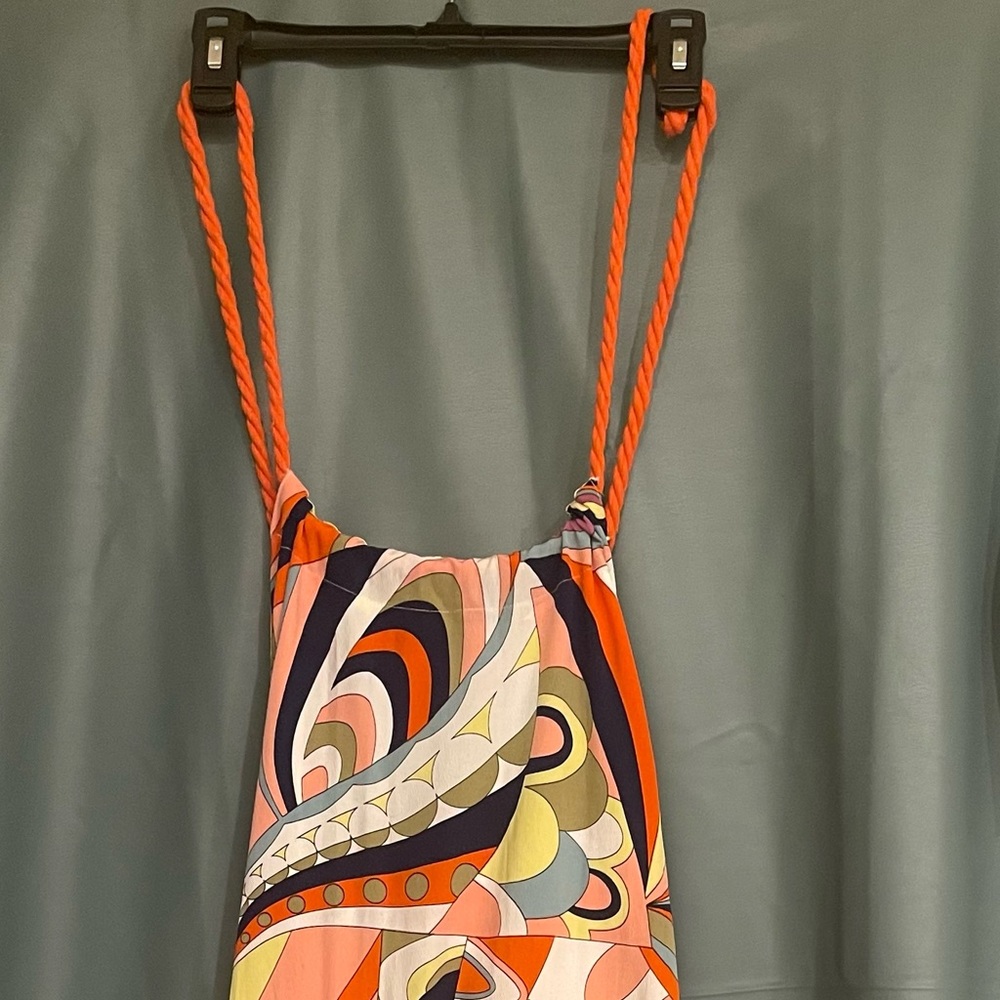 New Amelia coral and mint dress